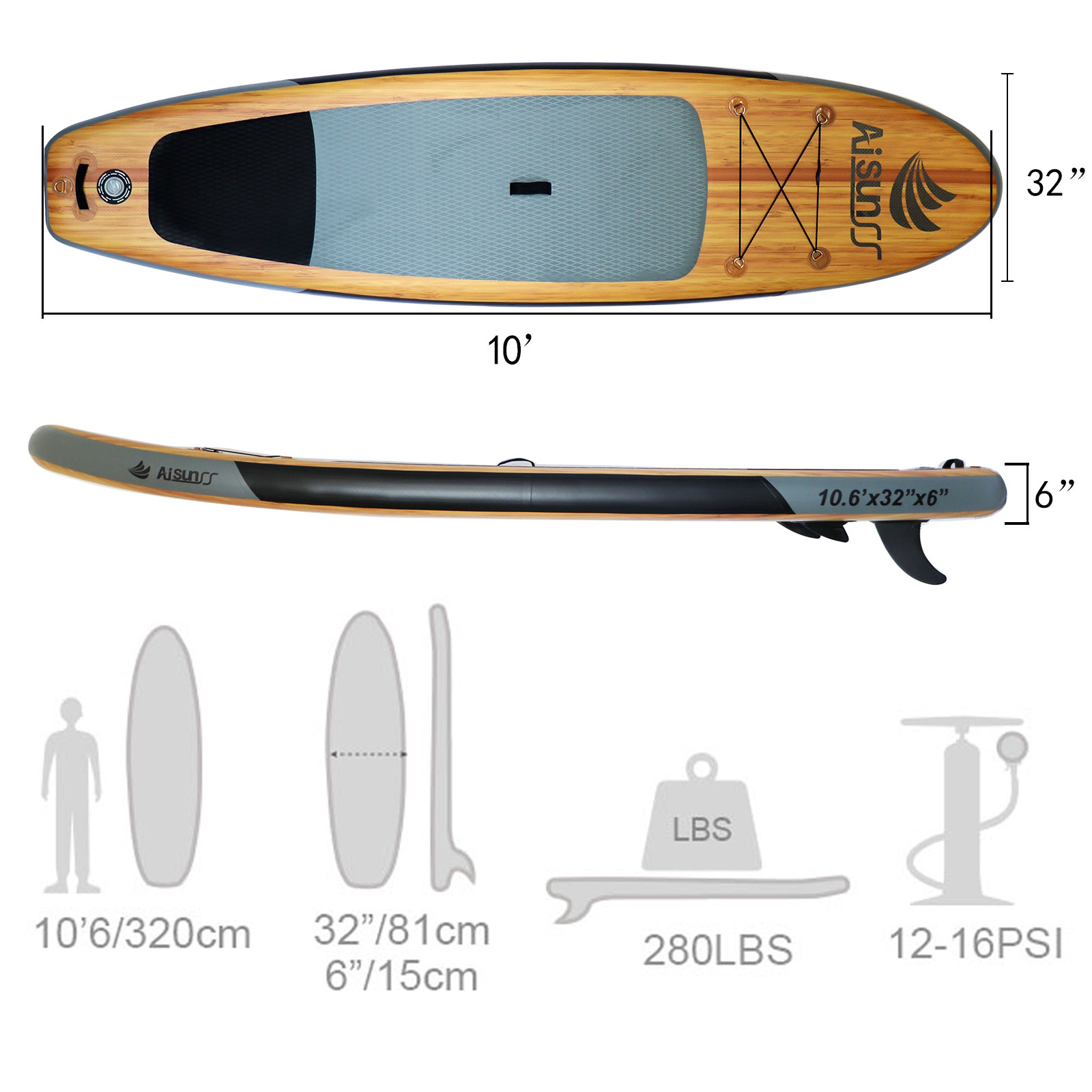 充气SUP冲浪板
