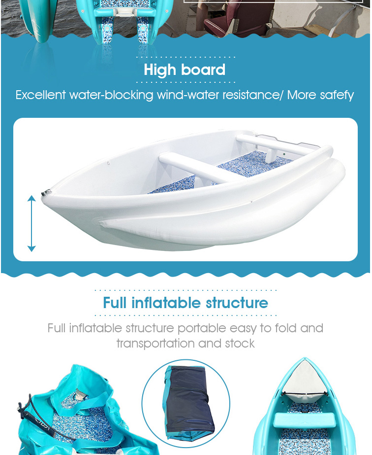 Cheap Inflatable Polyester Boat Fishings Pvc (图3)