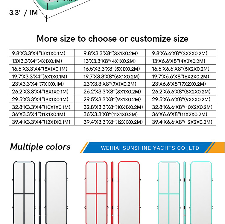 2020 sport mattress/ Inflatable Gymnastics Mats (图3)